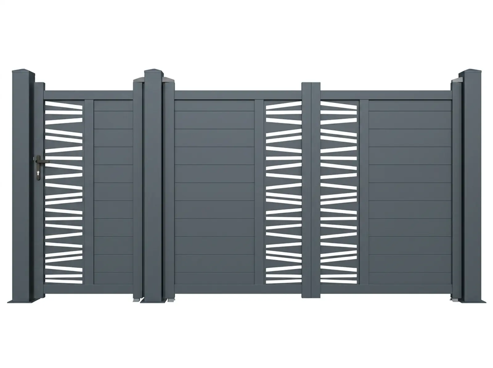 Set porti metalice din aluminiu, model 420, gri antracit, cu accesorii (hu) (Copy) (Copy) (Copy) (Copy)